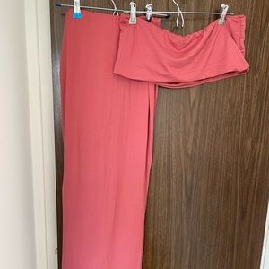 Pink fashion move skirt set never worn